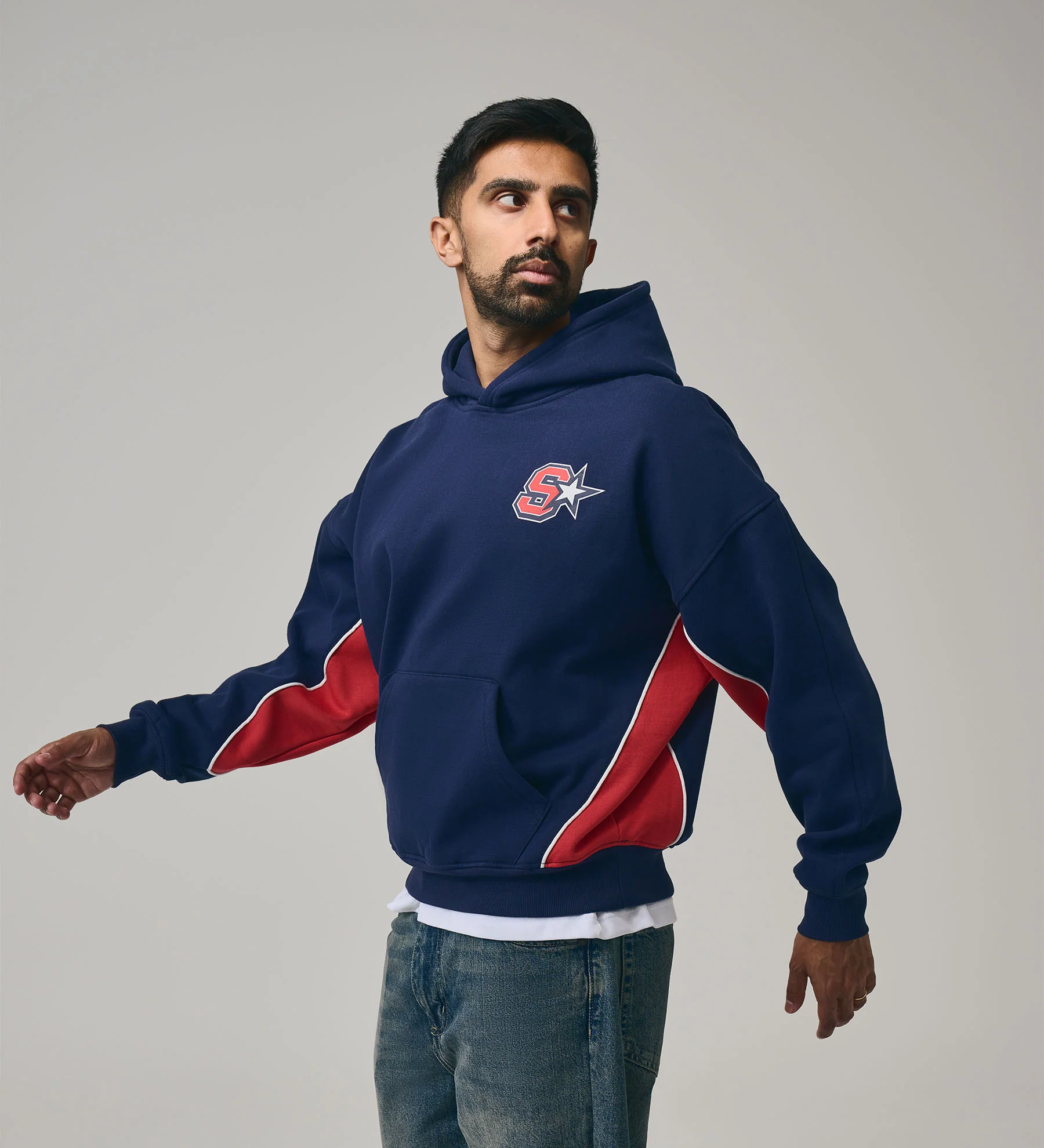 All-Star Hoodie [Royal Blue/Red] - Image 3
