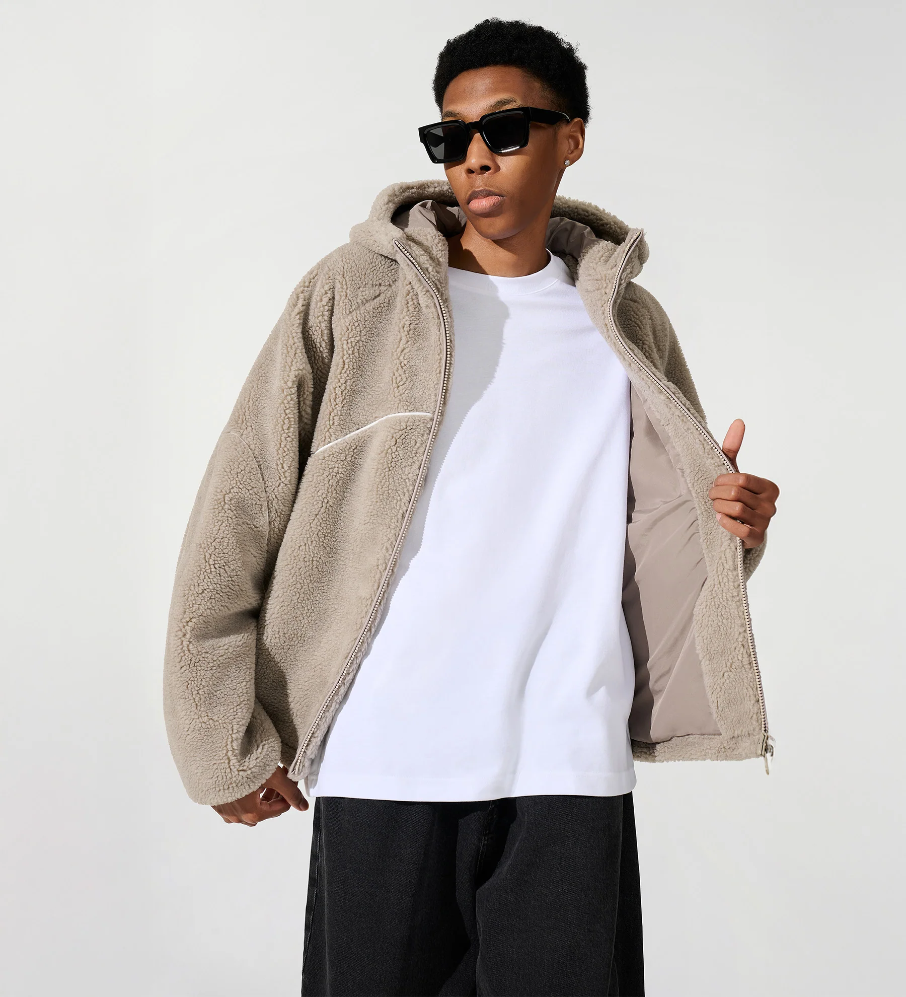 Astro Fleece Hoodie [Biscuit] - Image 3