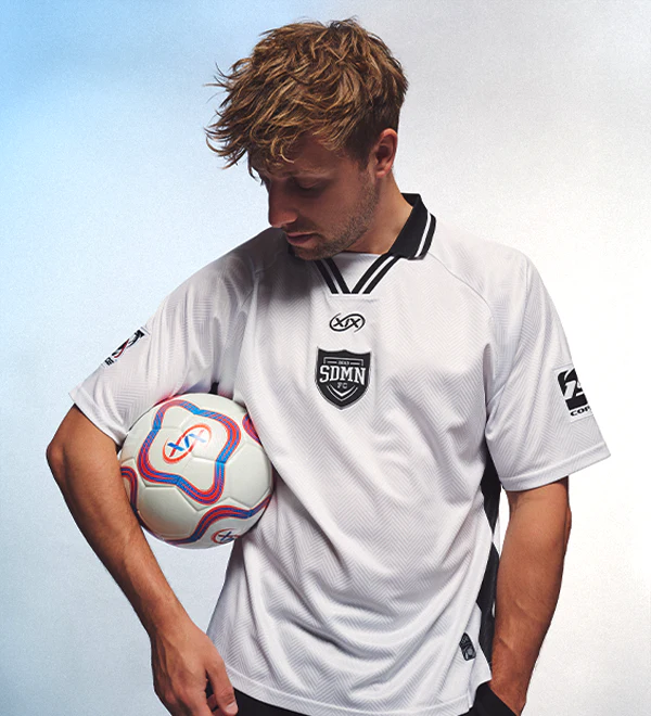 SDMN FC Retro Away Jersey [White] - Image 3