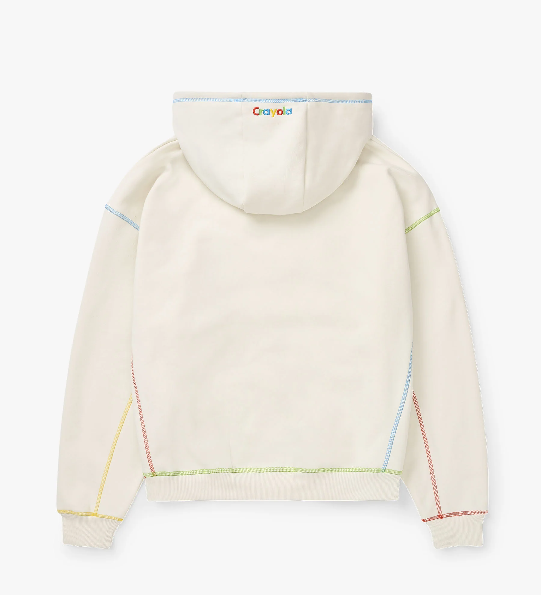 SDMN x Crayola Colour Stitch Hoodie [Buttercream] - Image 2