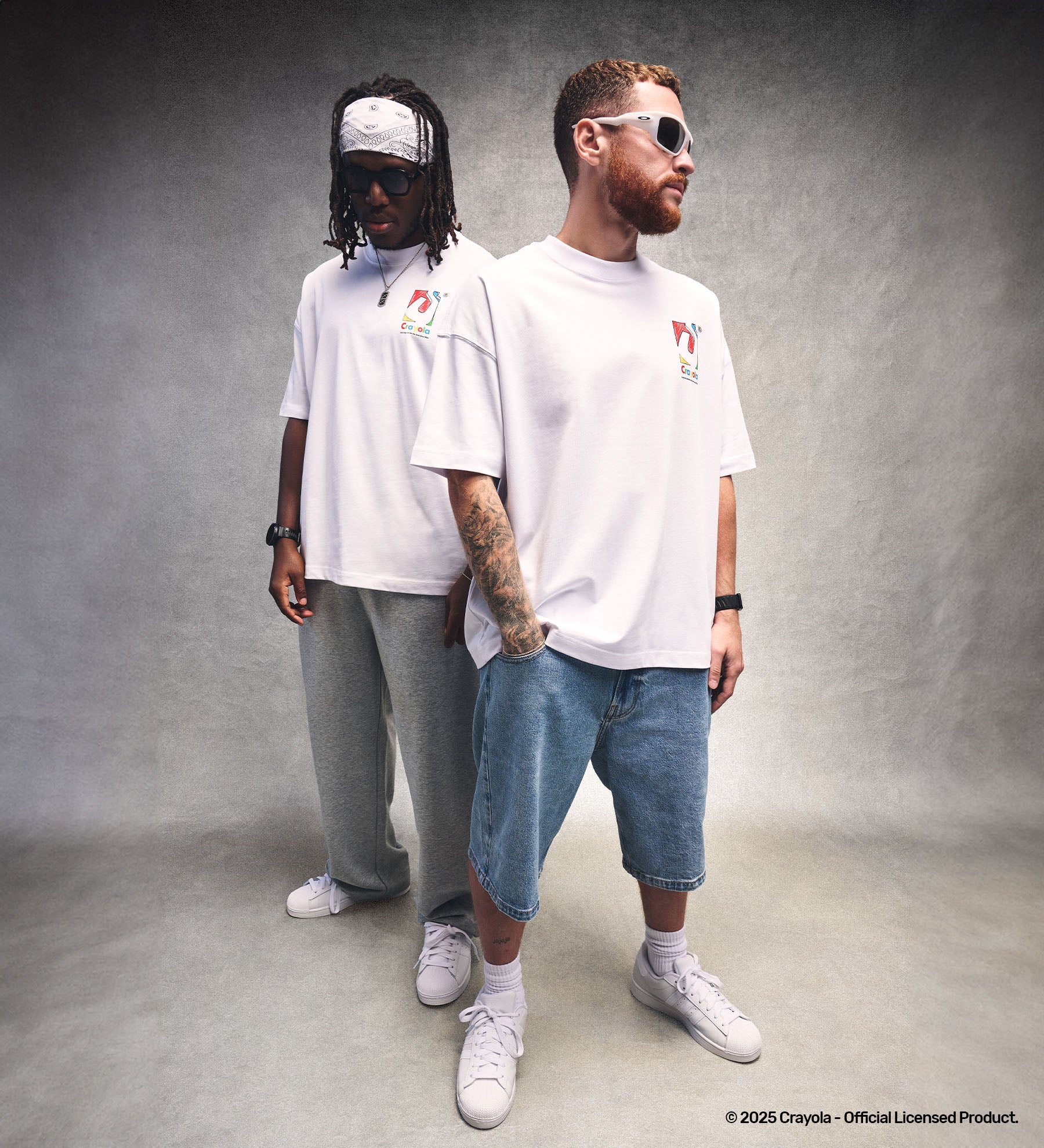 SDMN x Crayola Initial Box T-Shirt [White] - Image 3