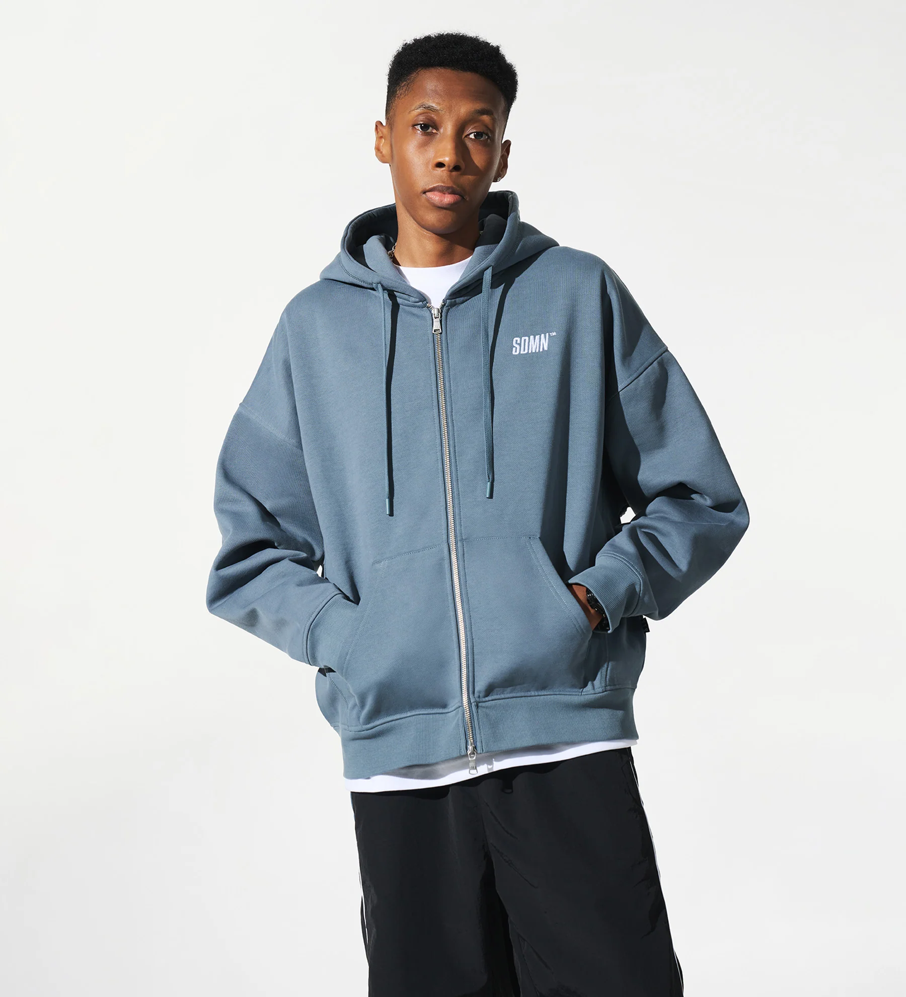 SDMN™ Zip Hoodie [Deep Teal] - Image 5