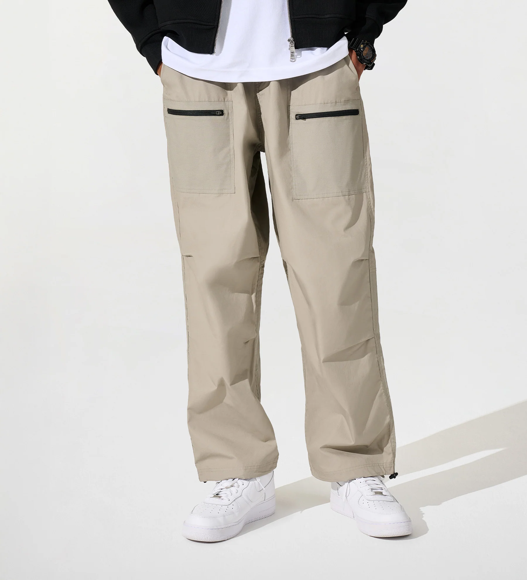 Studios ® Cargo Trousers [Beige] - Image 3