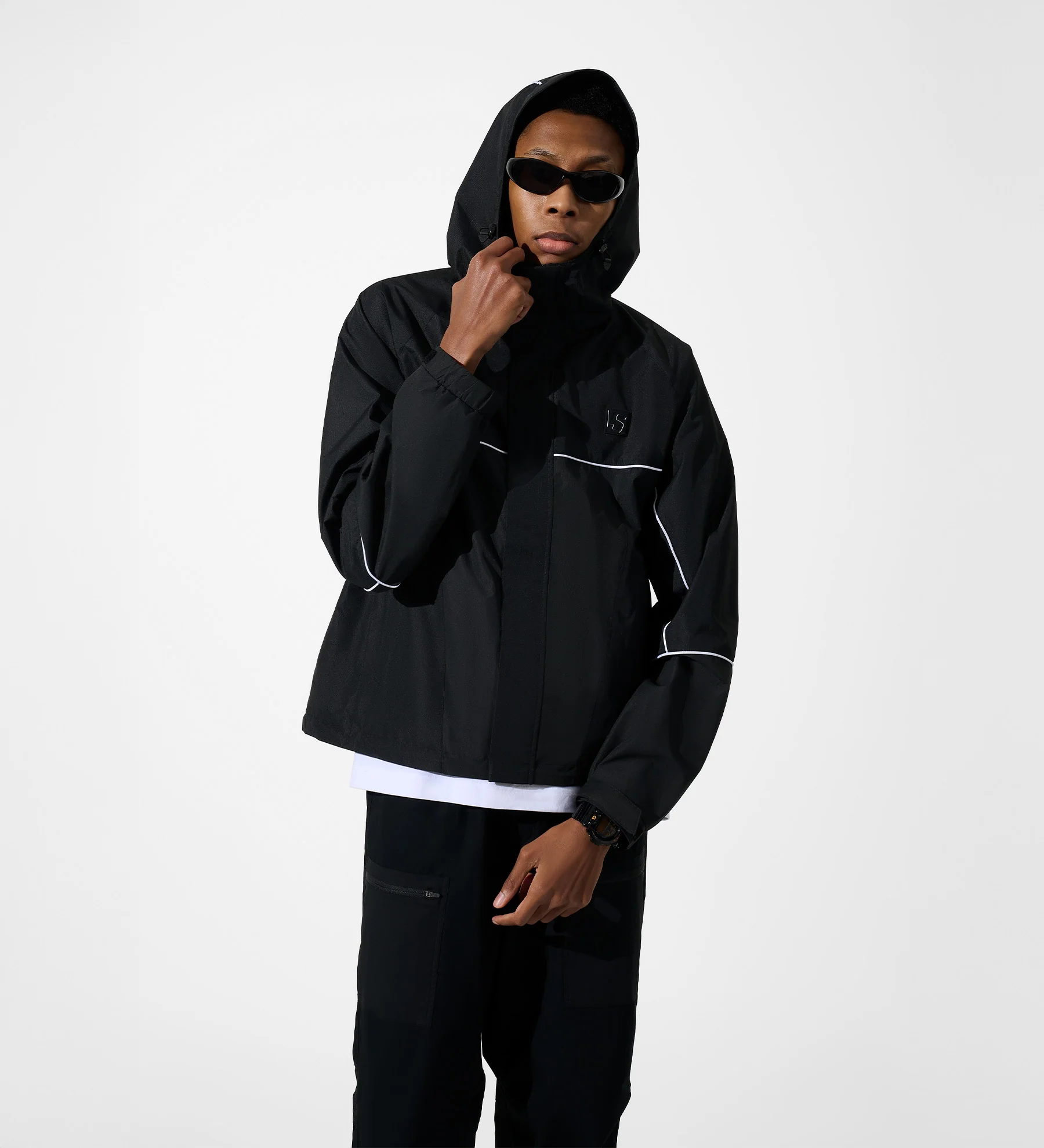 Vertex Windbreaker [Triple Black] - Image 3